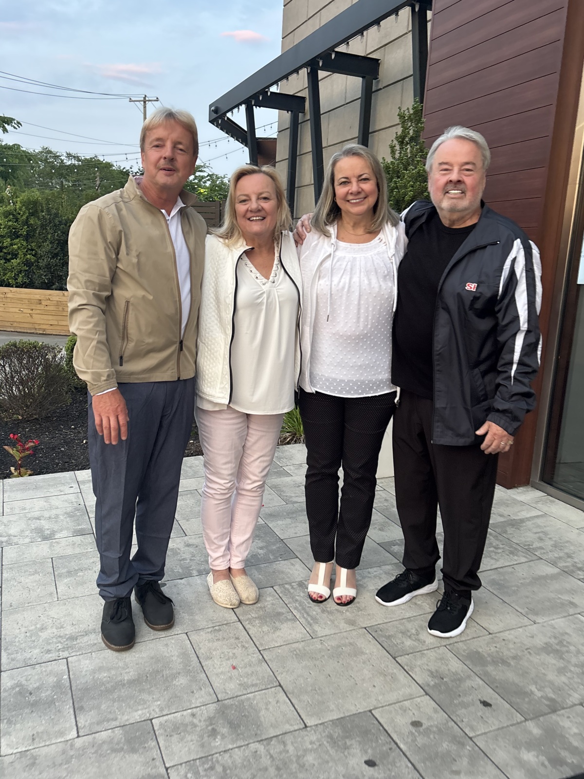 Steven Celebrating his Birthday with Siblings, Peter, Marianne and Joanne