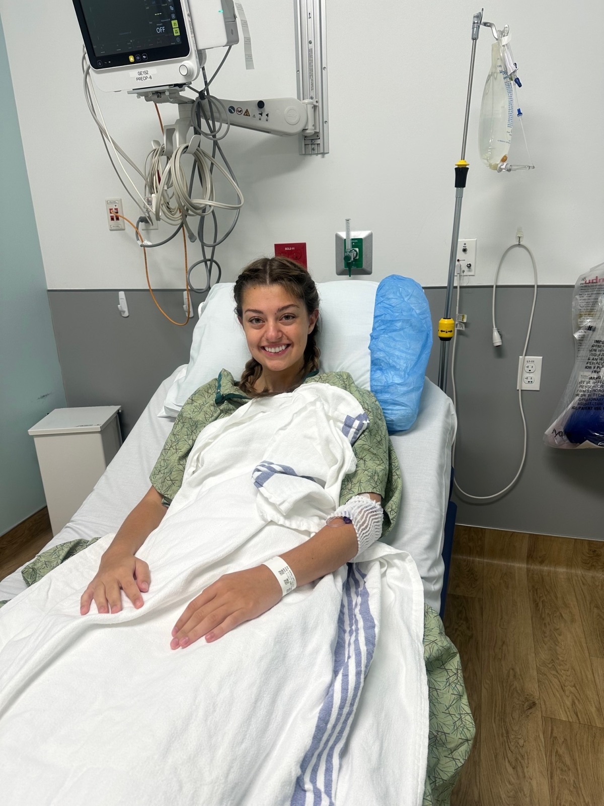 My first infusion with Advate before shoulder surgery!