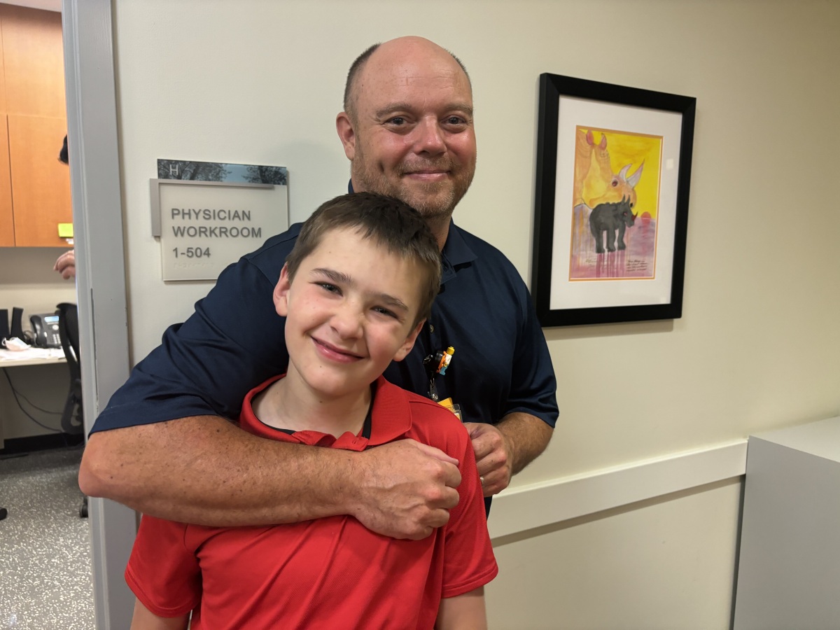 James and his favorite NP Tom!