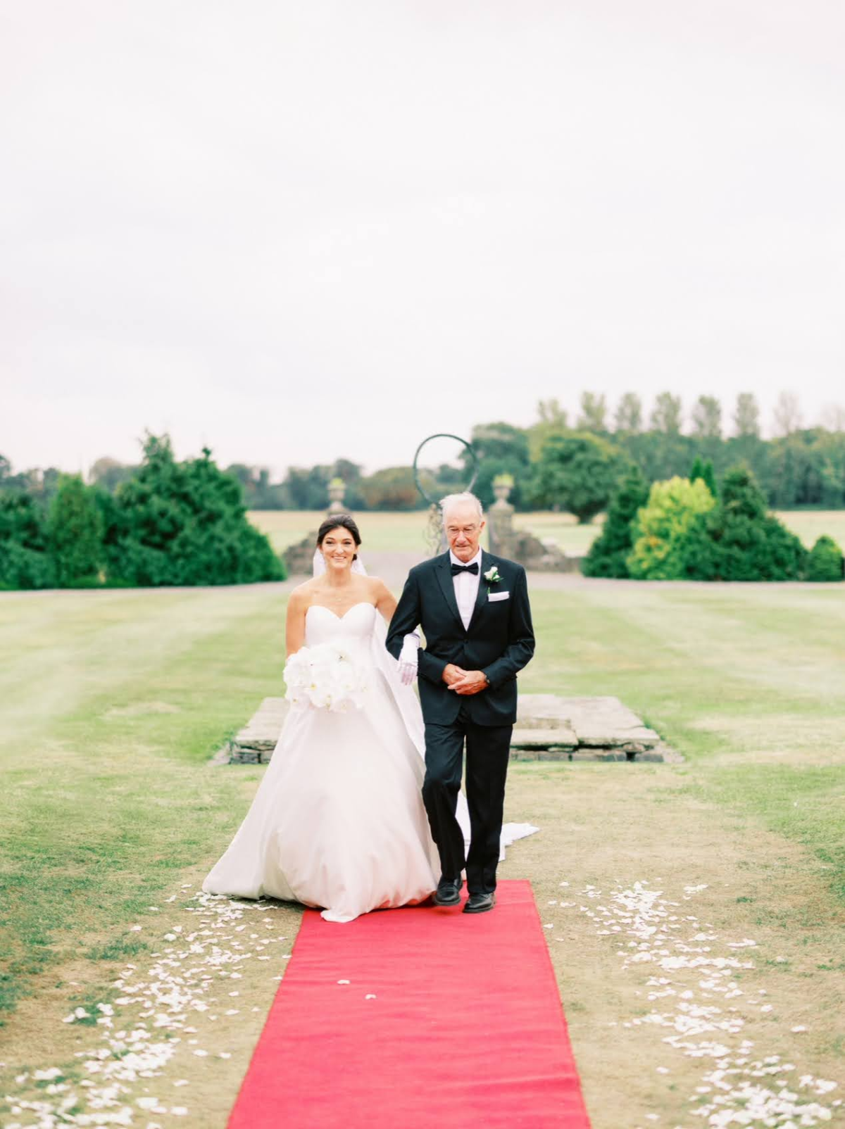 Walking me down the isle