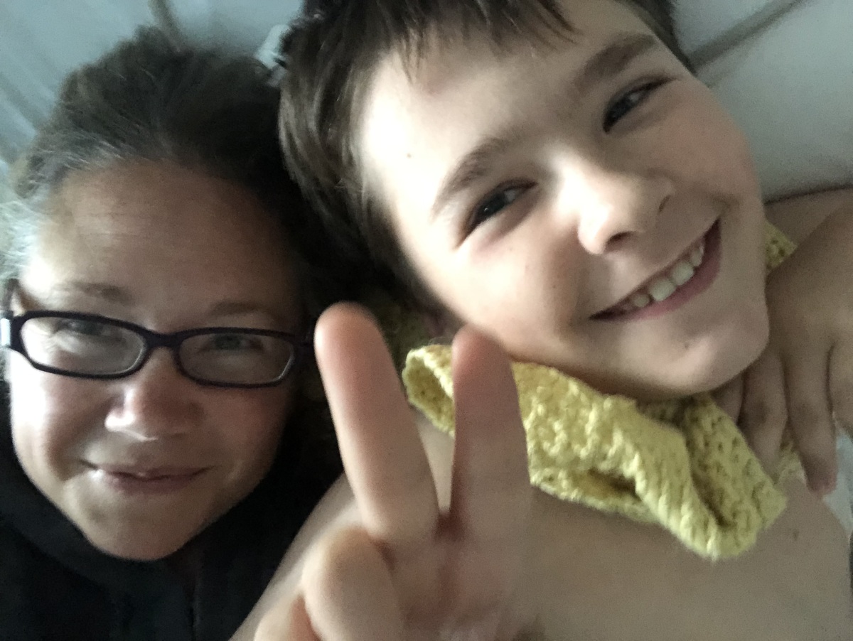 James had a great attitude when he was stuck in the hospital for over a week during the summer of 2023.