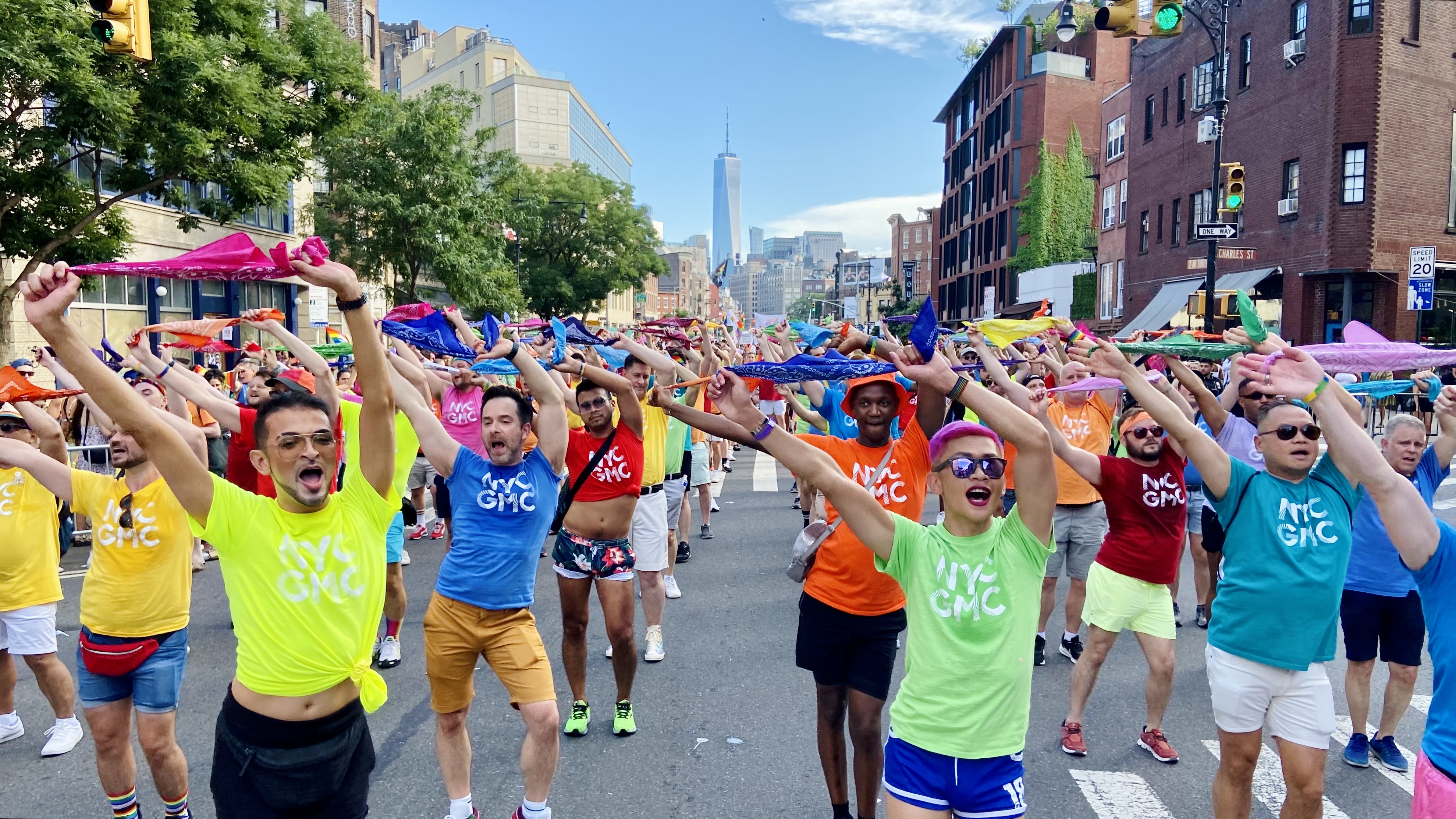Marching (for the first time!!) in NYC Pride