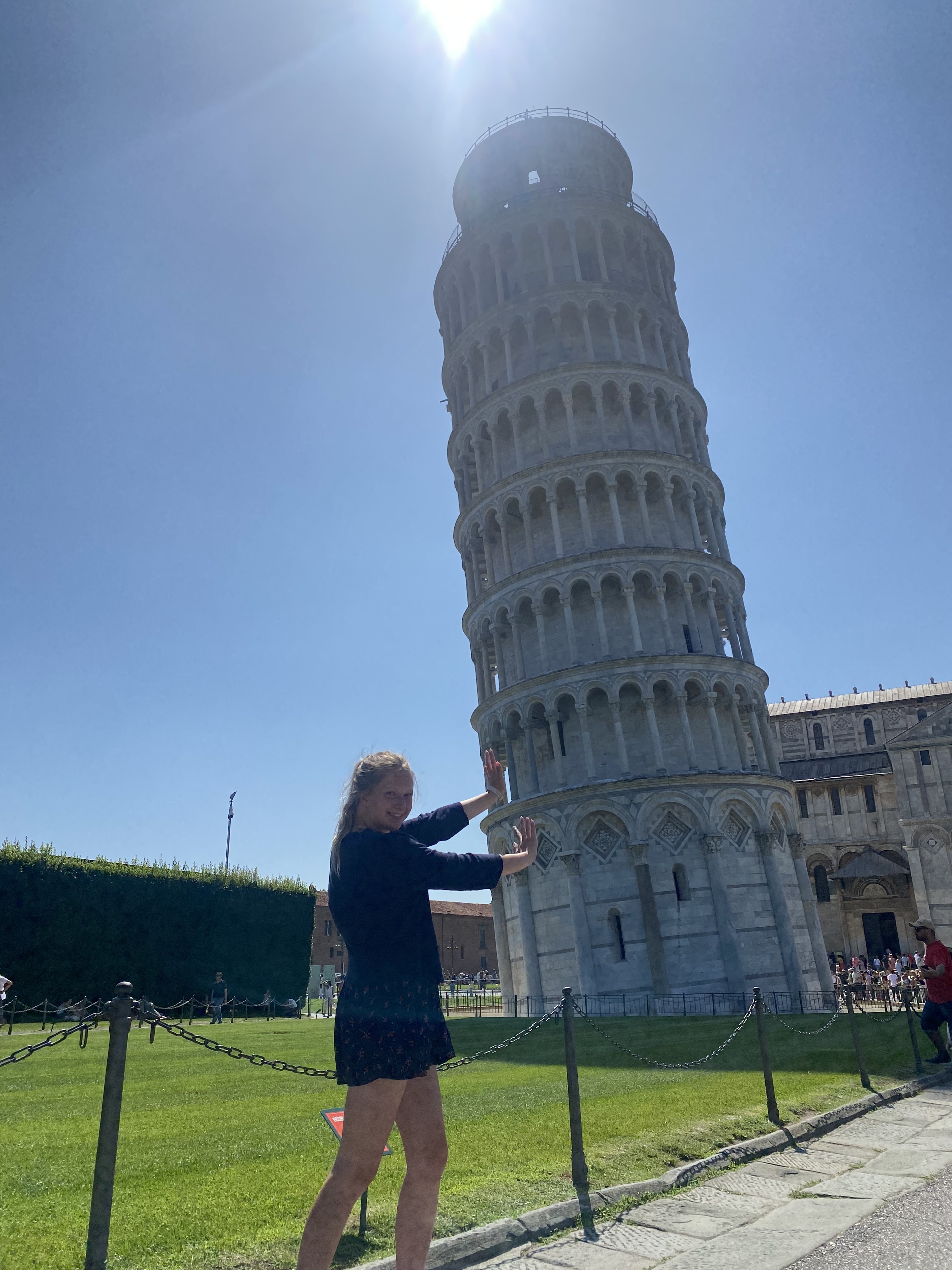 Grace in Pisa, Italy
