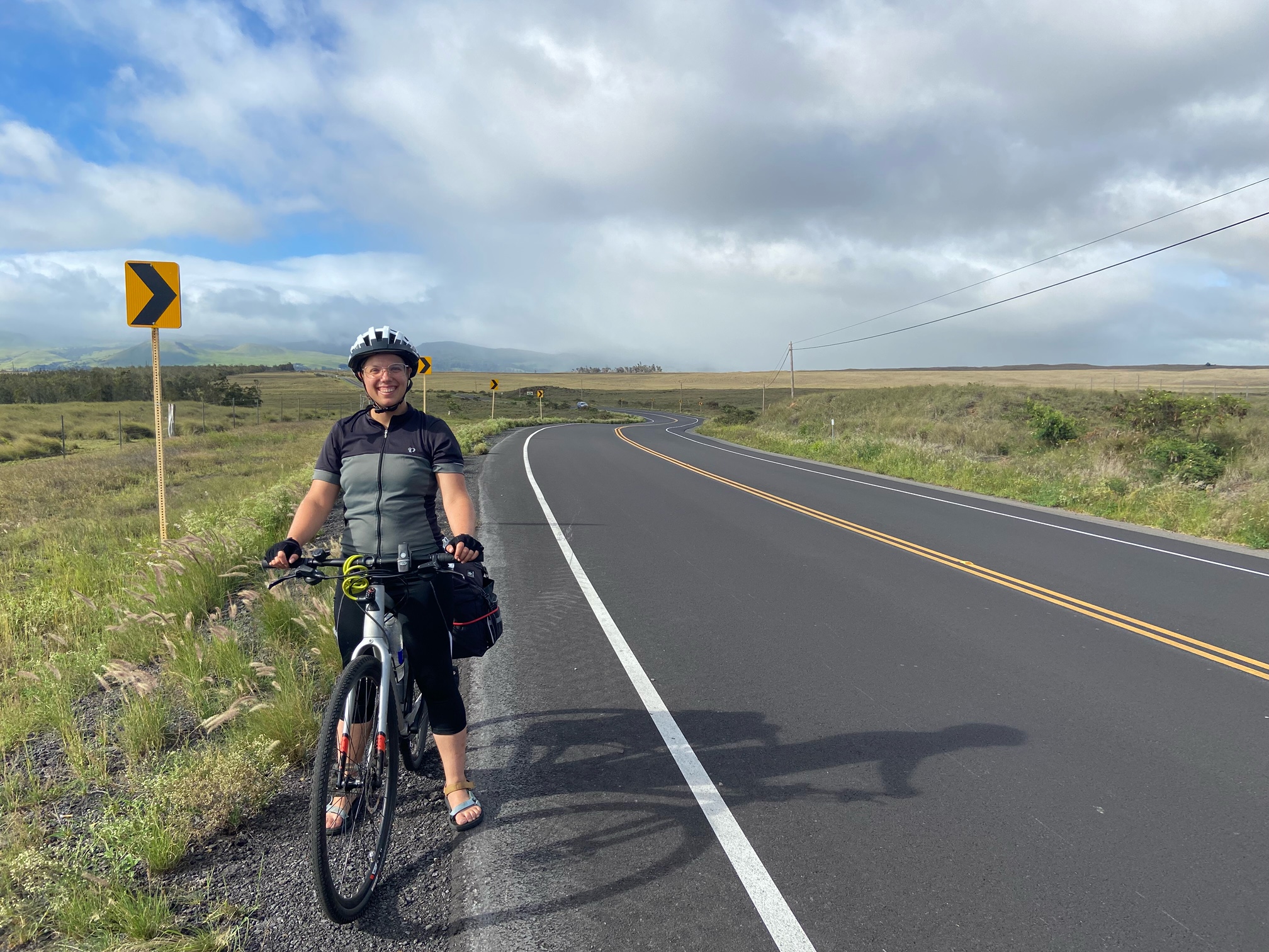 On my circumnavigation of Hawaii by bike