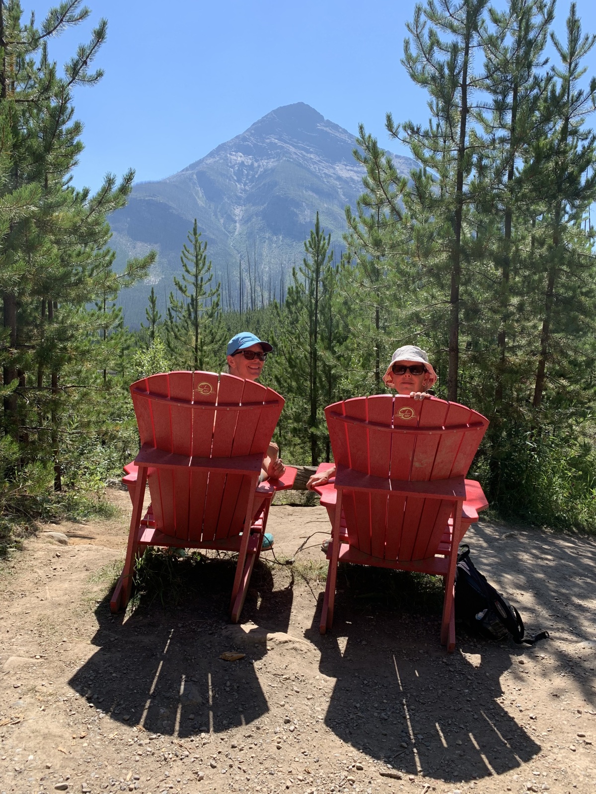 Kathy and I Summer 2022 Yoho National Park