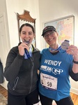 Me & bonus mom Wendy after the Women's half in 2023