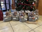 Each Christmas Basket will look great under the tree!