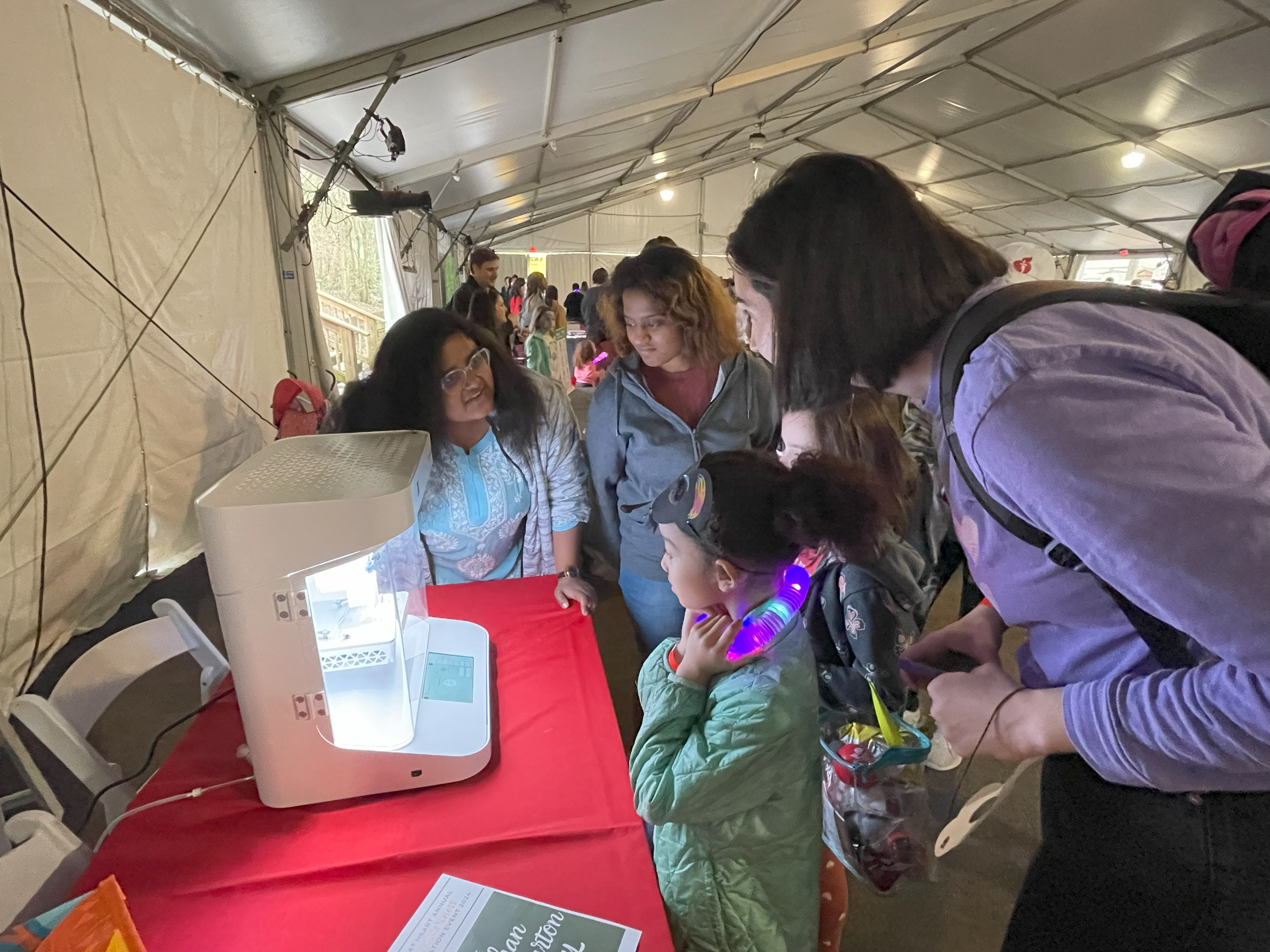 The Serpooshan-Bauser-Heaton team at the CHD Awareness event in Atlanta Zoo