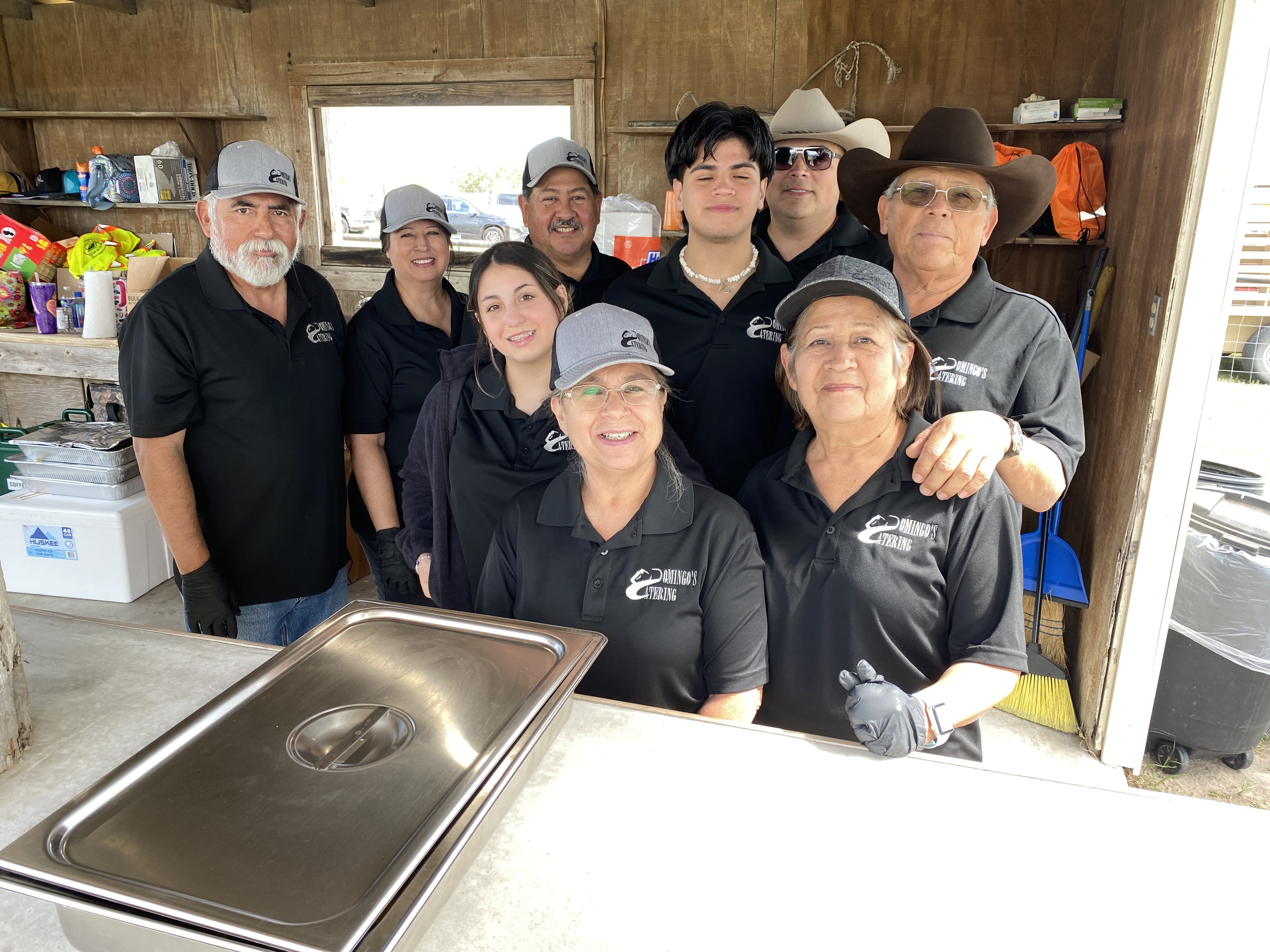 The Chef and Crew! Lunch was DELICIOUS!