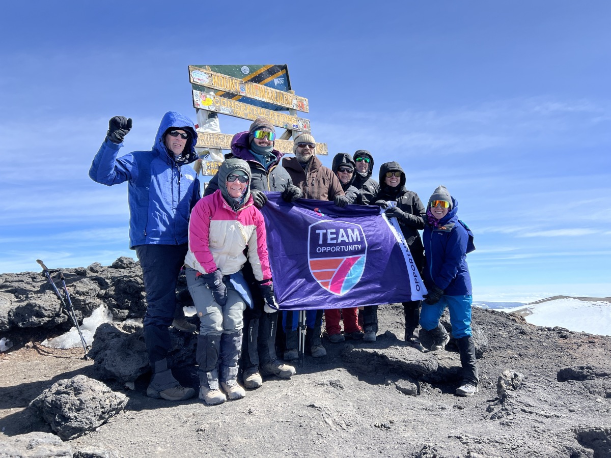 Team Opportunity at the summit of Mt. Kilimanjaro!