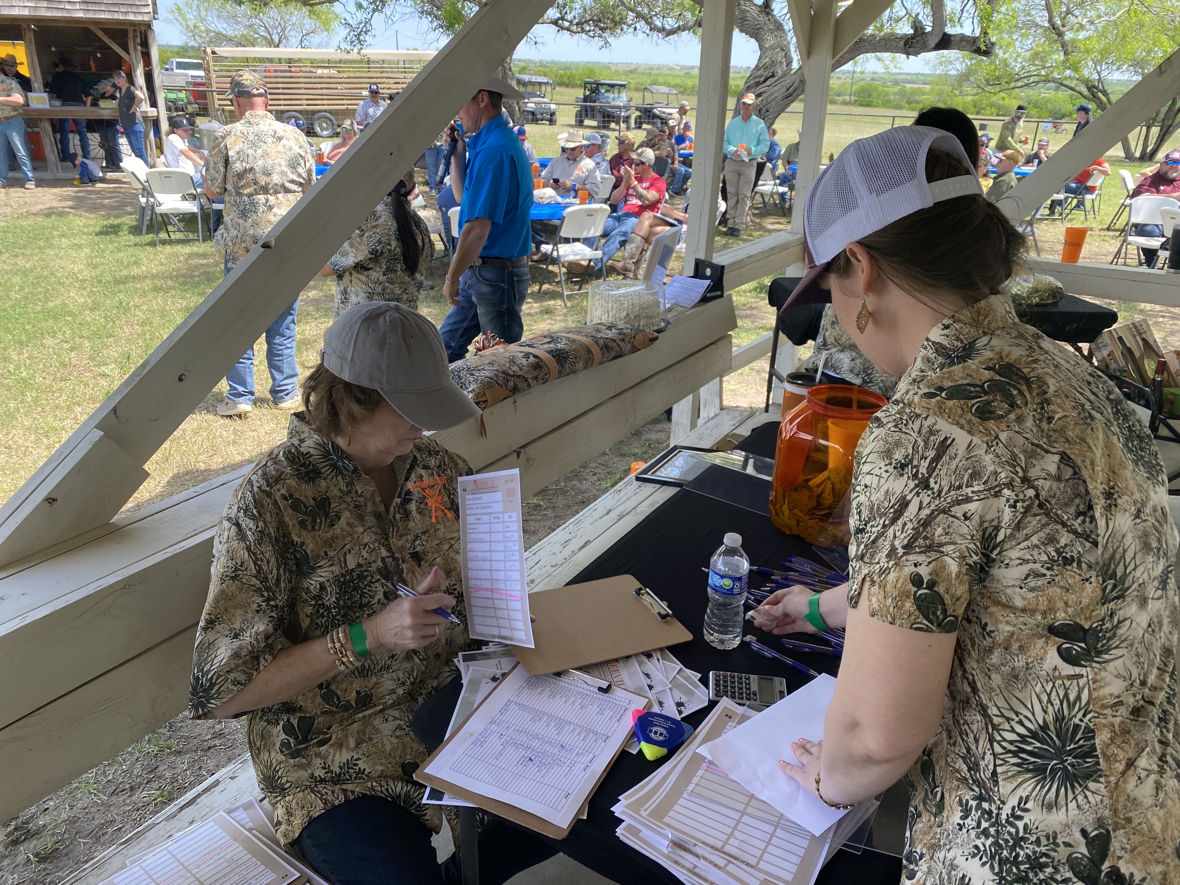 BEF Board Members Tally Support for Silent Auction