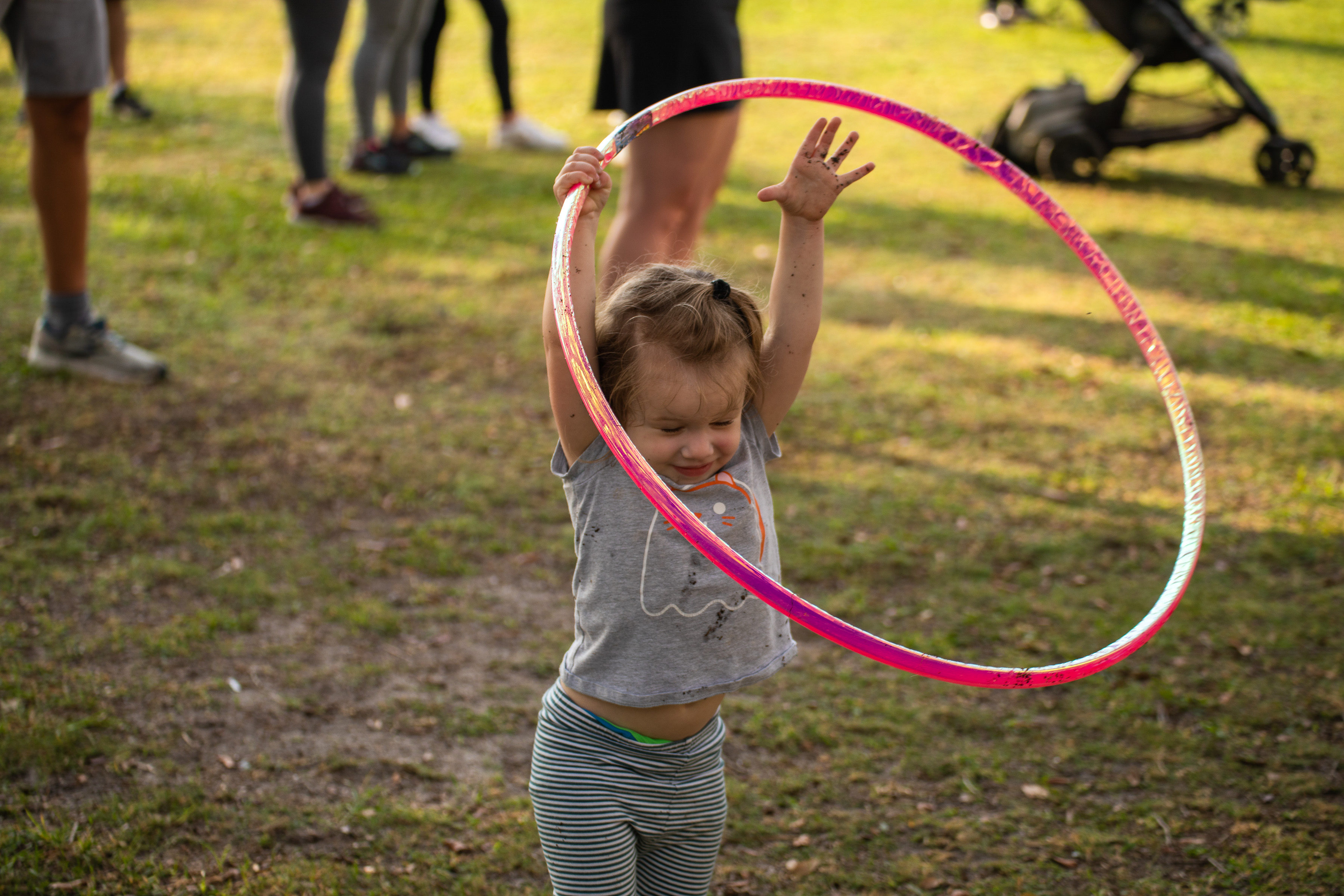 Come play with hula hoops!