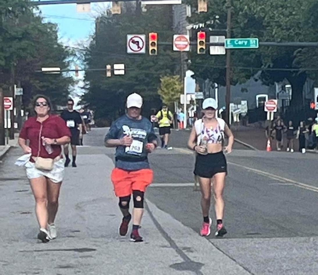 Everyone needs a little race day support