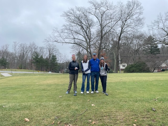 Happy New Year! Yes- golfing in Mass in January!