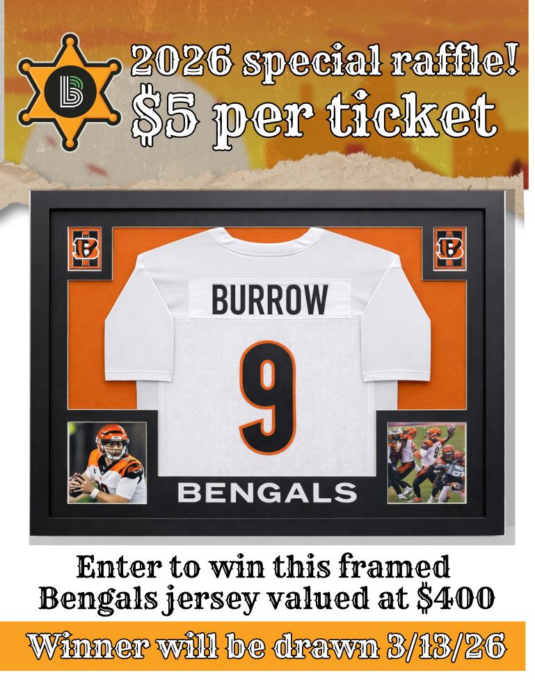 Framed Jersey Raffle!