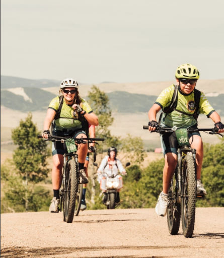 Karsen and Josh Riding At Last Year's SBT GRVL Race