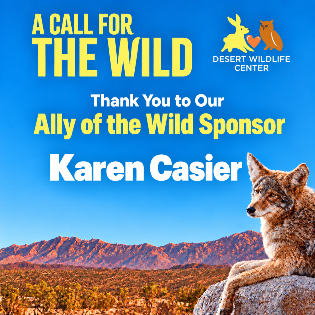 Karen Casier - Ally of the Wild Sponsor