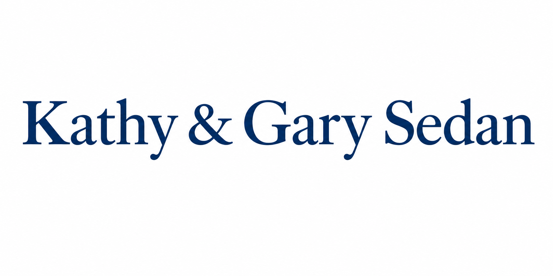 Kathy & Gary Sedan
