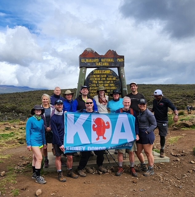 KDA climbing Kilimanjaro