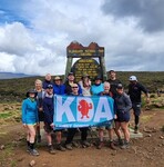 KDA climbing Kilimanjaro