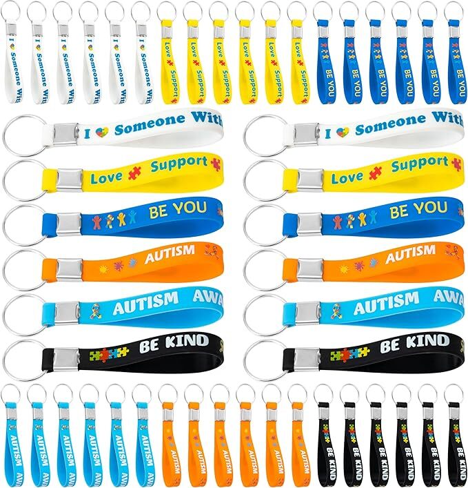 Autism Awareness Keychains