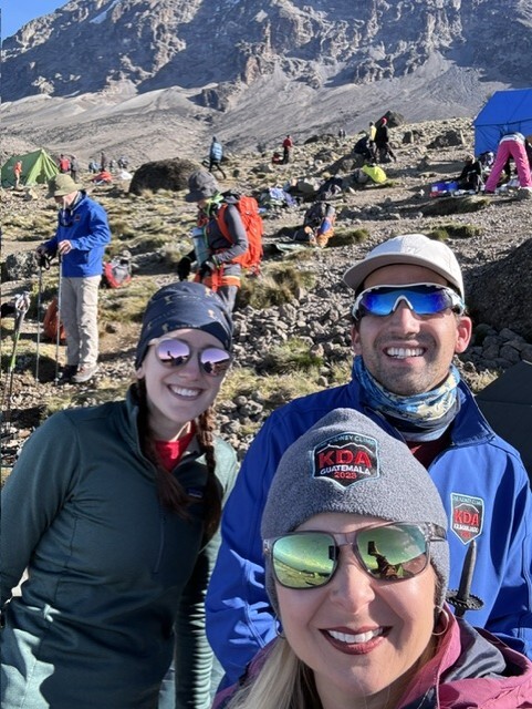 KDA friends climbing Kilimanjaro