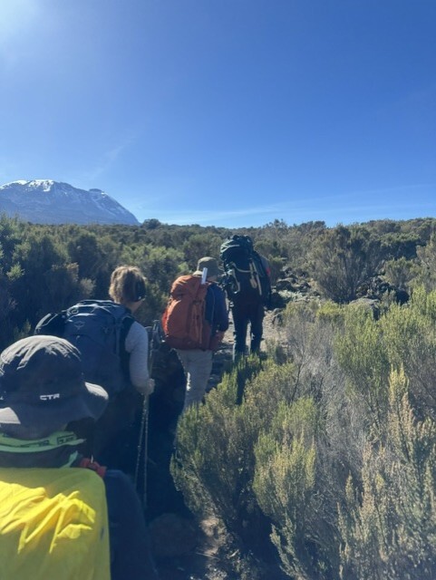 Kidney Donors climbing for a mission