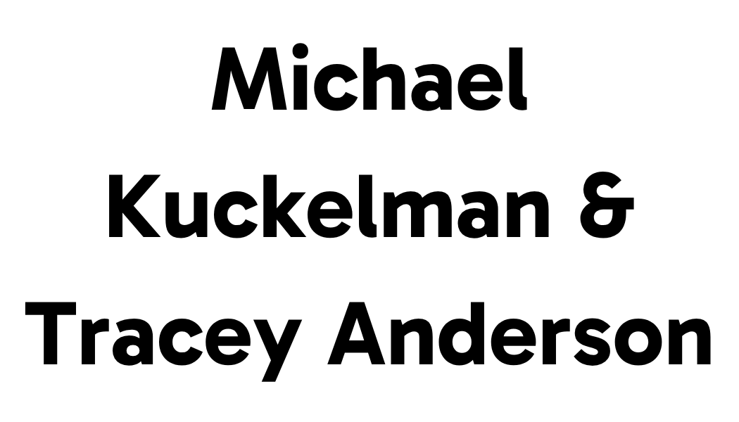 Michael Kuckelman and Tracey Anderson