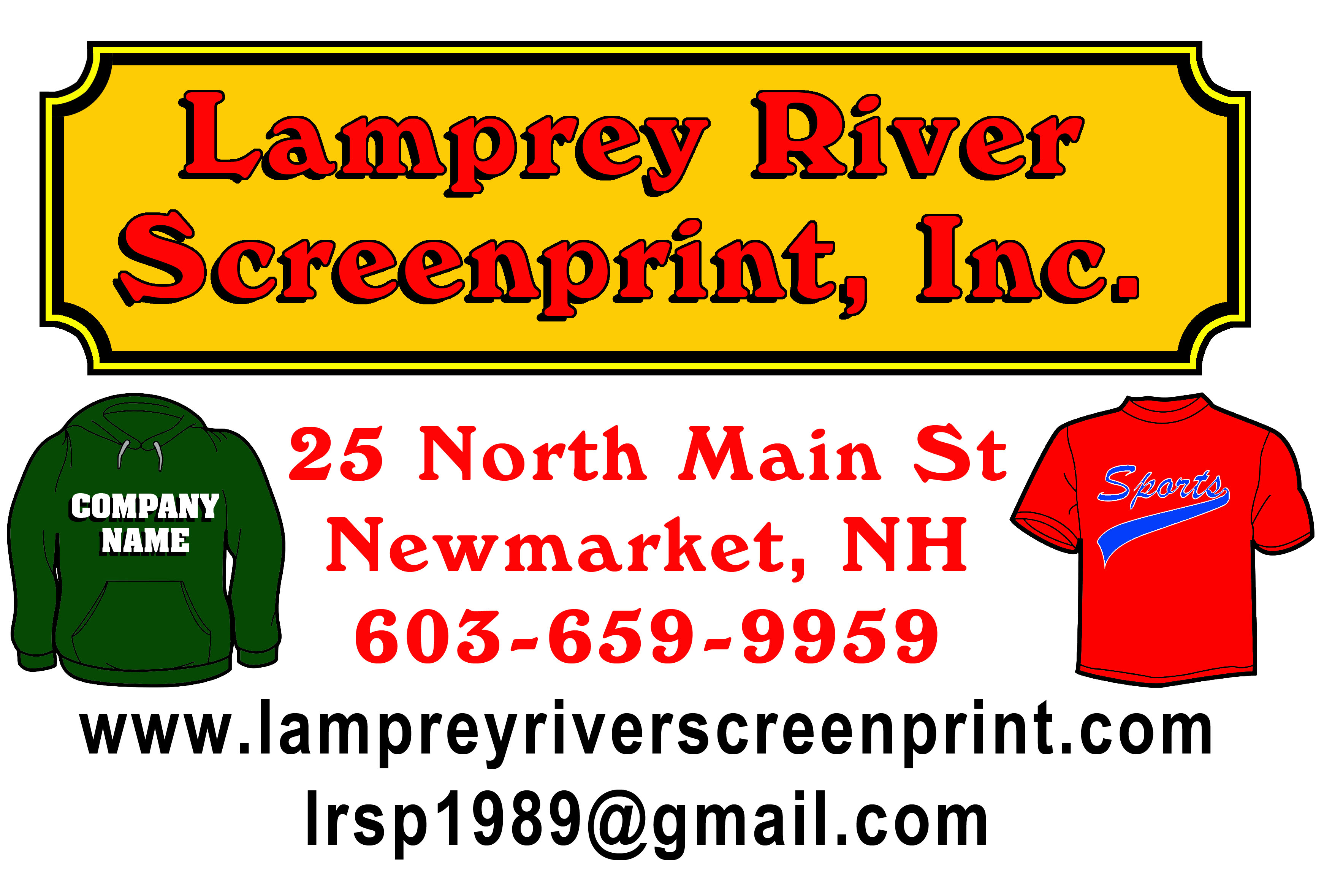 Lamprey River Screenprint