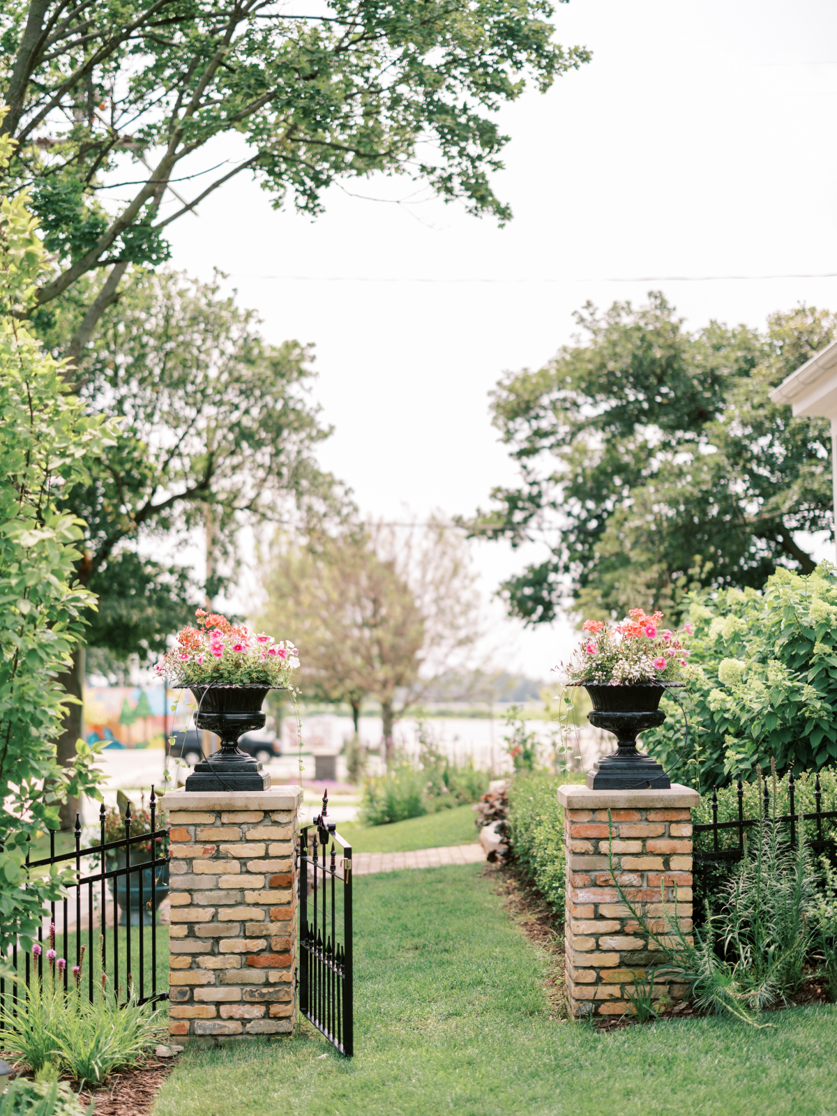 The Garden Entrance of the Lilley Mansion
