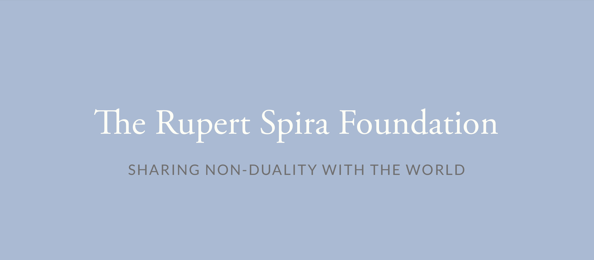 Rupert Spira Foundation