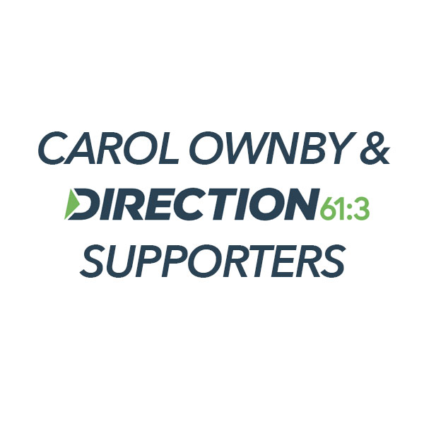 Carol Ownby & Direction61:3 Supporters