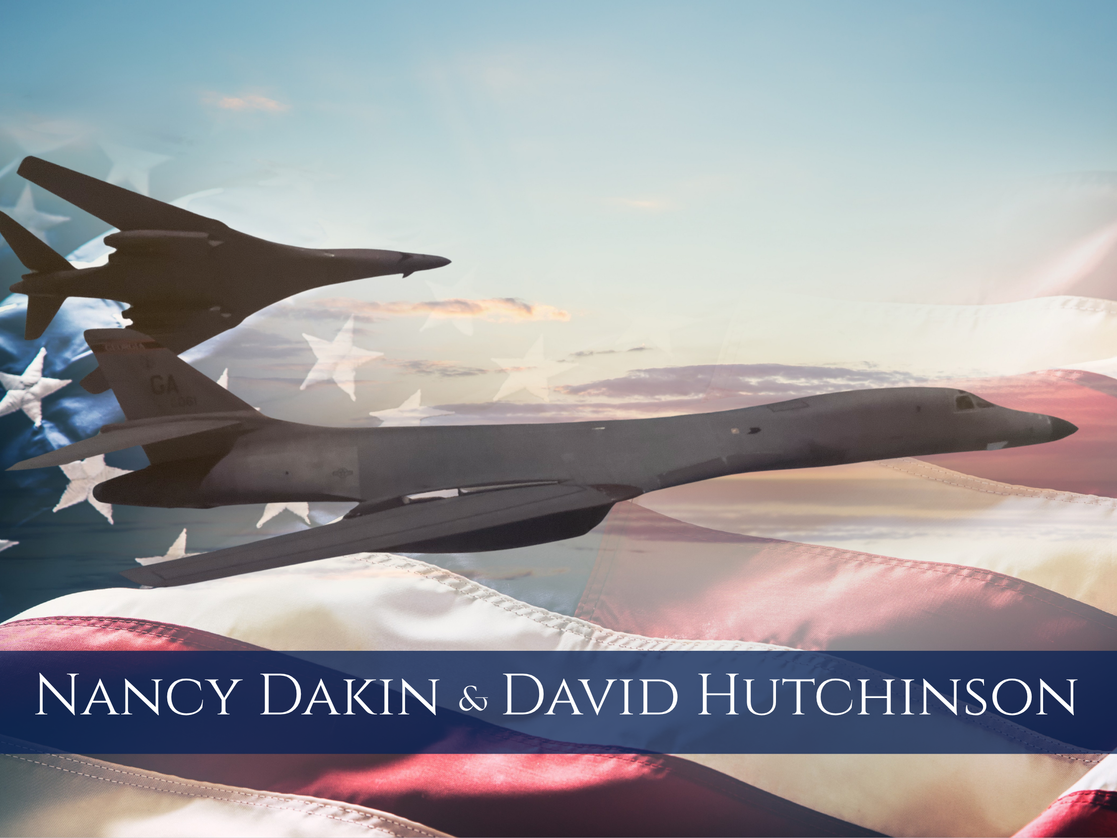 Colonel (Ret) Nancy Dakin &  LtCol (Ret) David Hutchinson