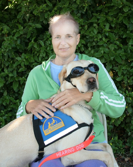 Monica Colondres in loving memory of Loretta Loeffler and her service dog, Nalanie