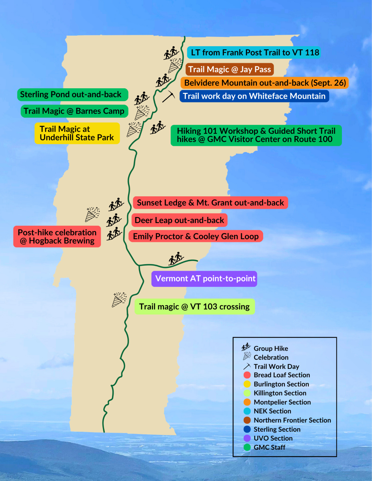 Join a Long Trail Day Celebration Near You!