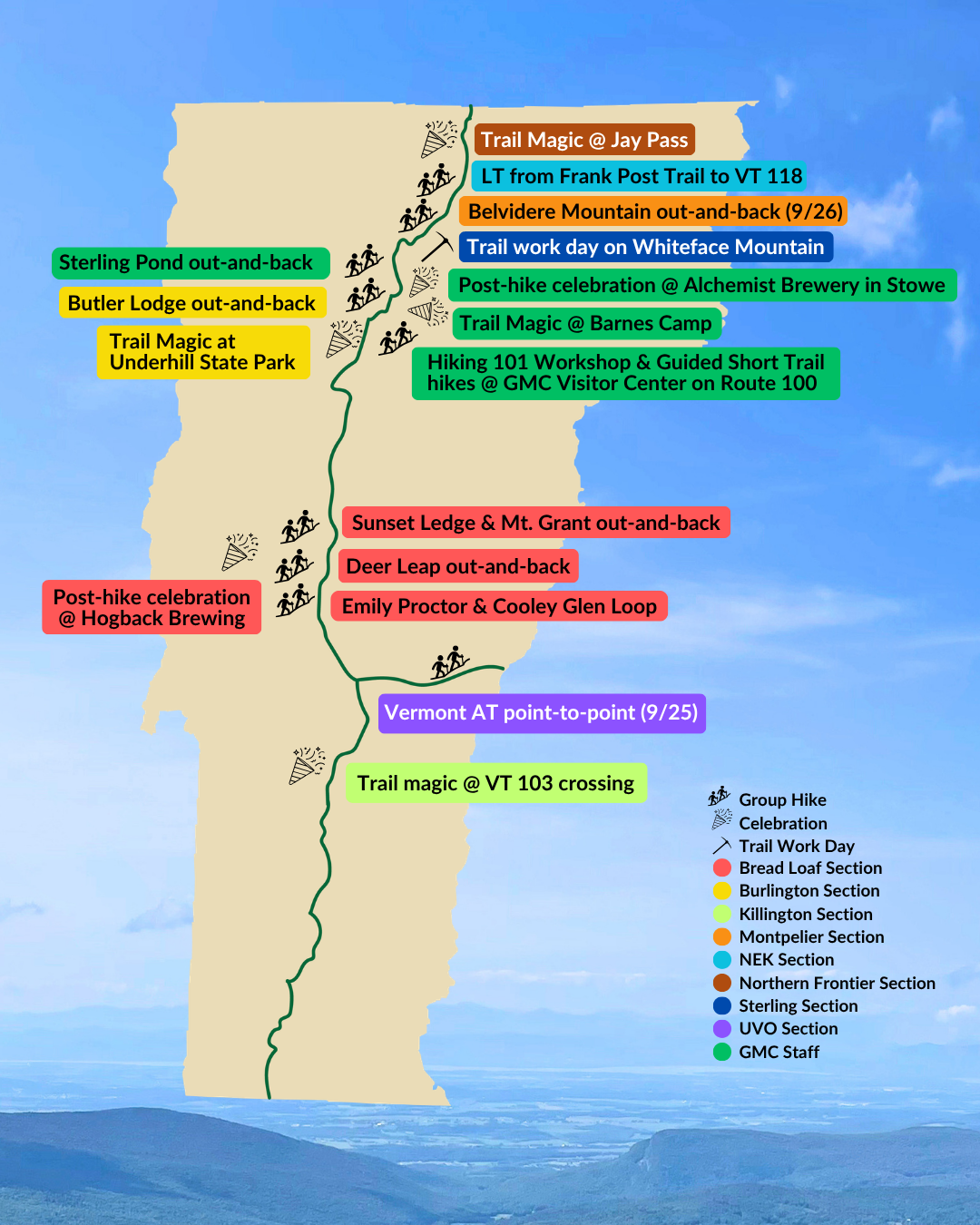 Join a Long Trail Day Celebration Near You!
