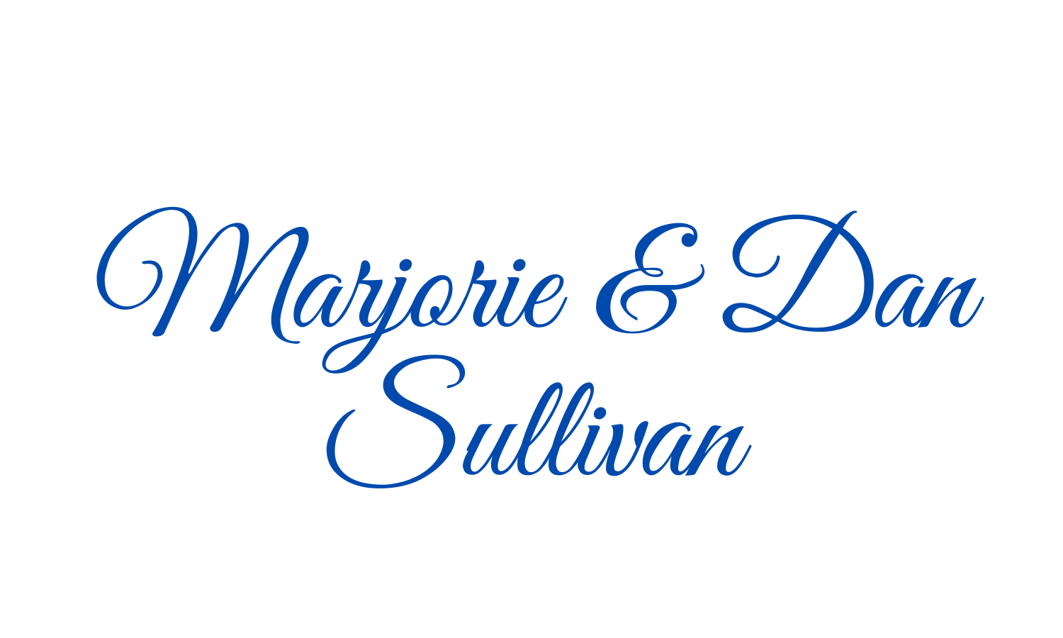 Marjorie & Dan Sullivan