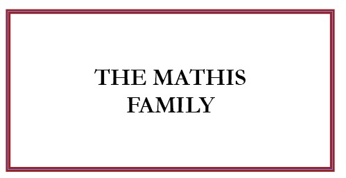 The Mathis Family 