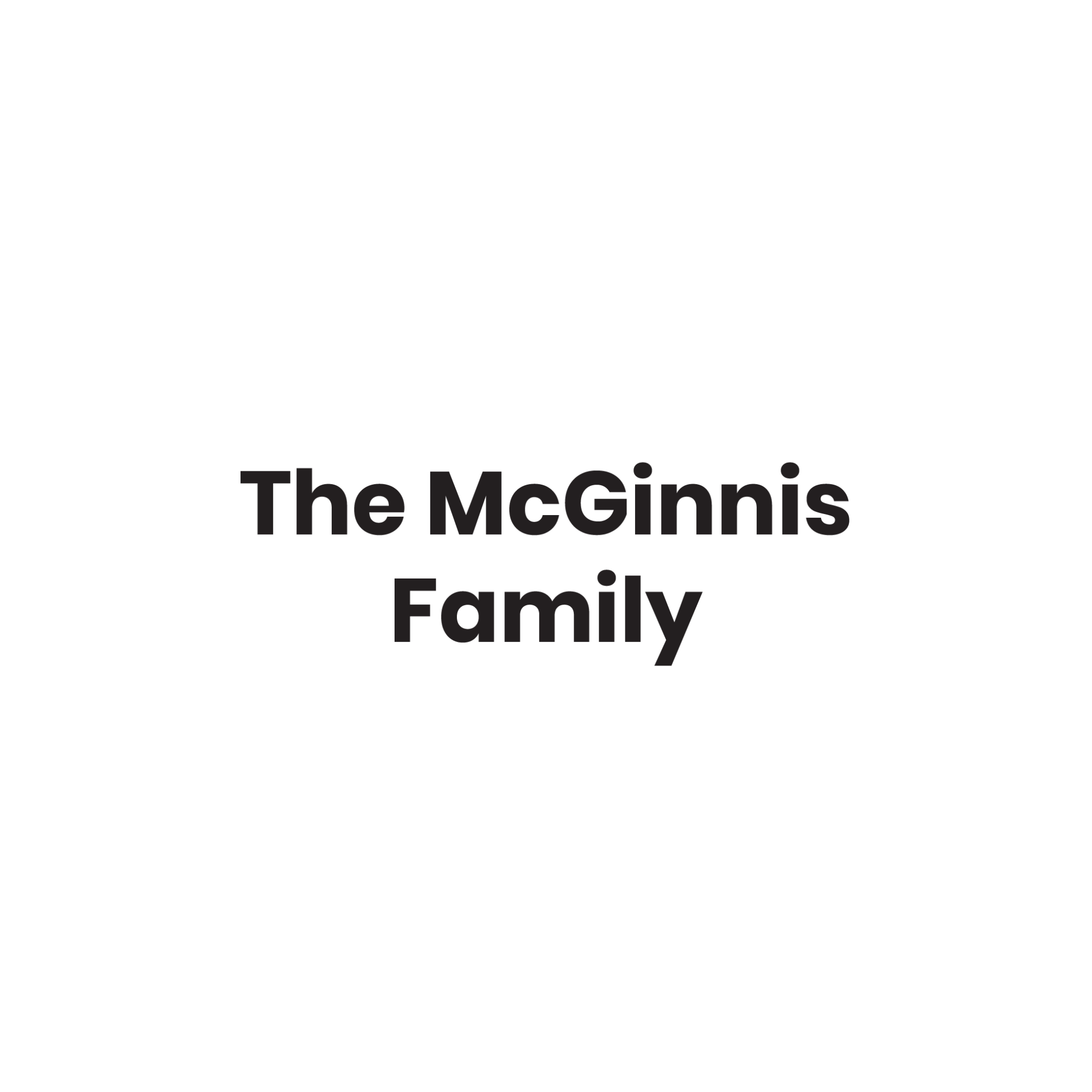 The McGinnis Family