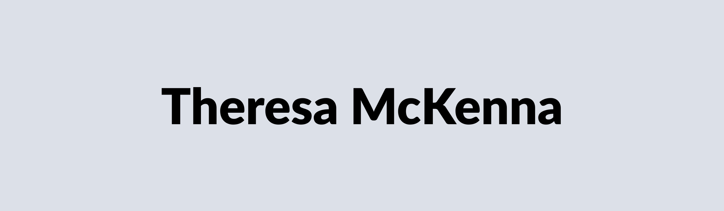 Theresa McKenna