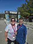My Son, Keagan, and I at our 5k in March