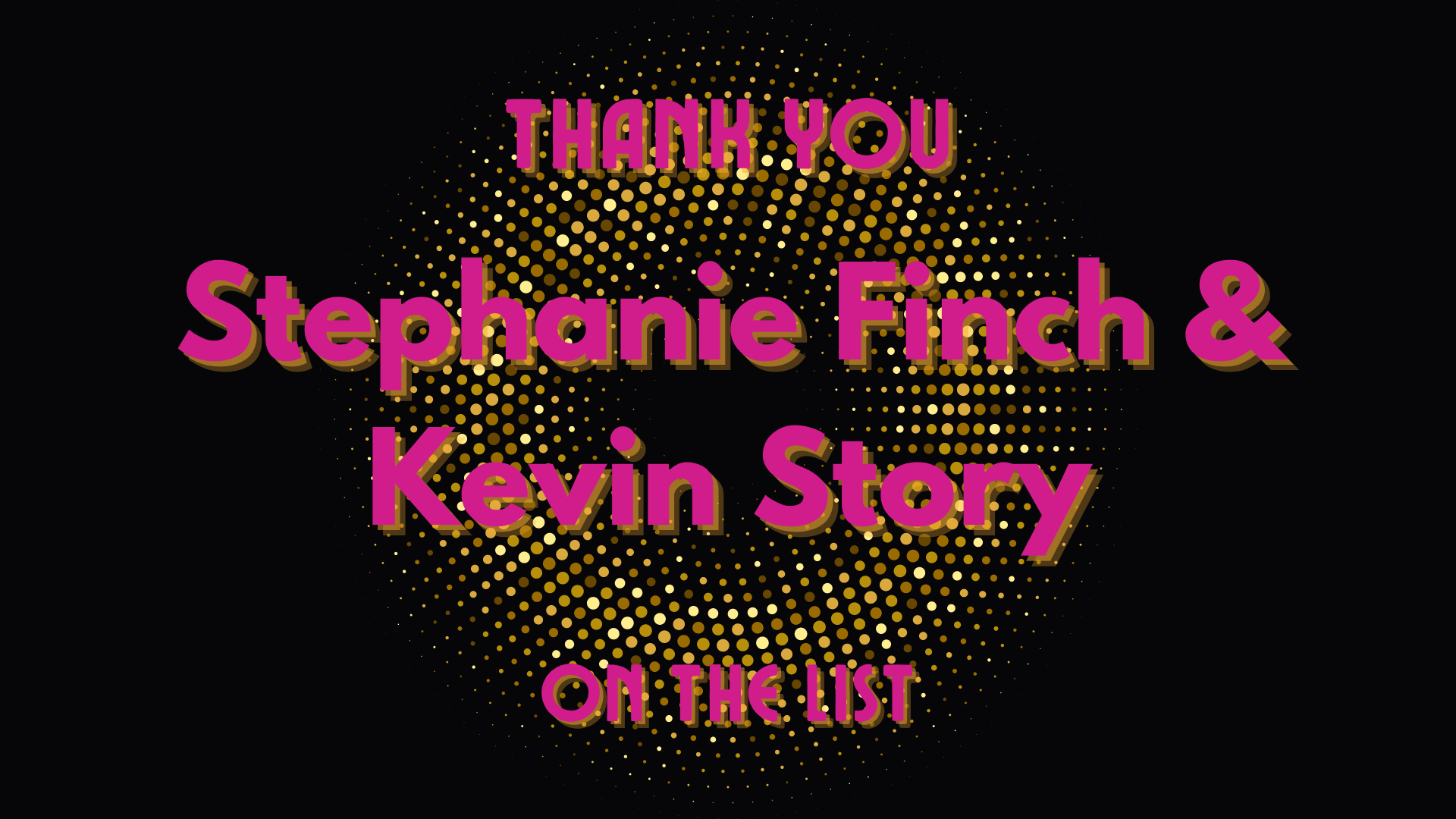 Stephanie Finch & Kevin Story