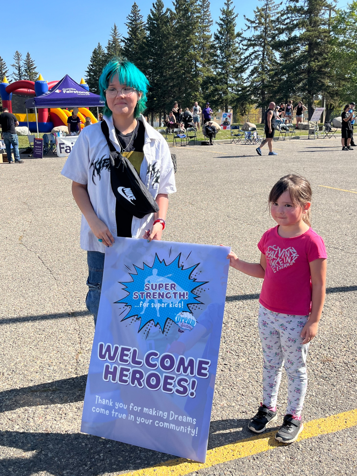 Dream Kid Wynter and her sister visiting Super Strength 2023!