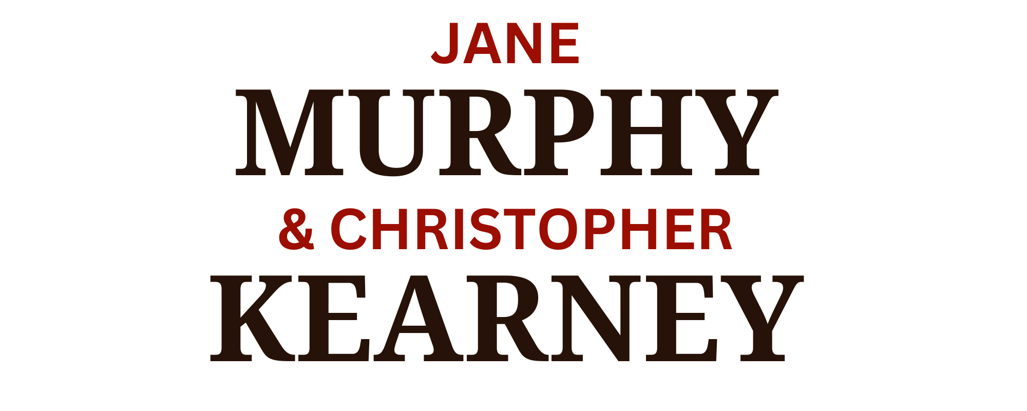 Jane Murphy & Christopher Kearney