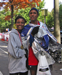 Nadine and Tyler 2008 NYC Marathon