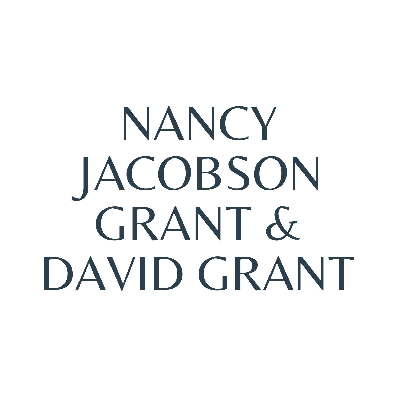Nancy Jacobson Grant & David Grant