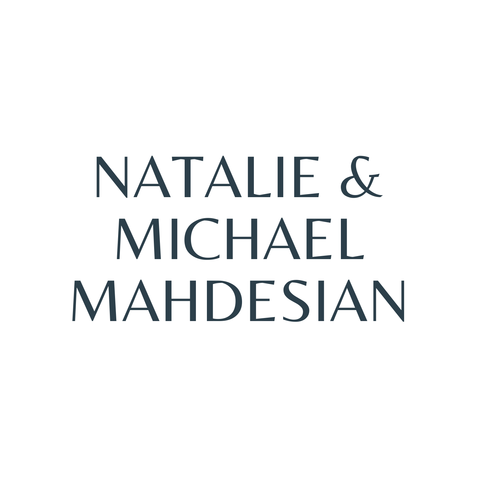 Natalie & Michael Mahdesian