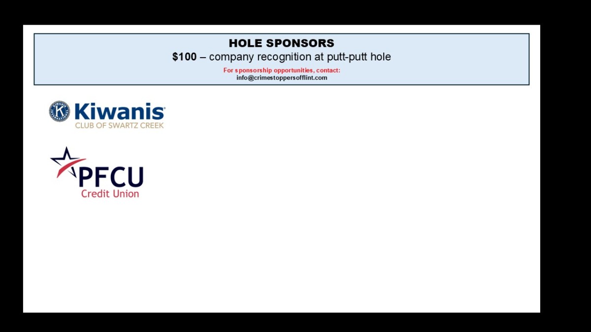 Hole Sponsors