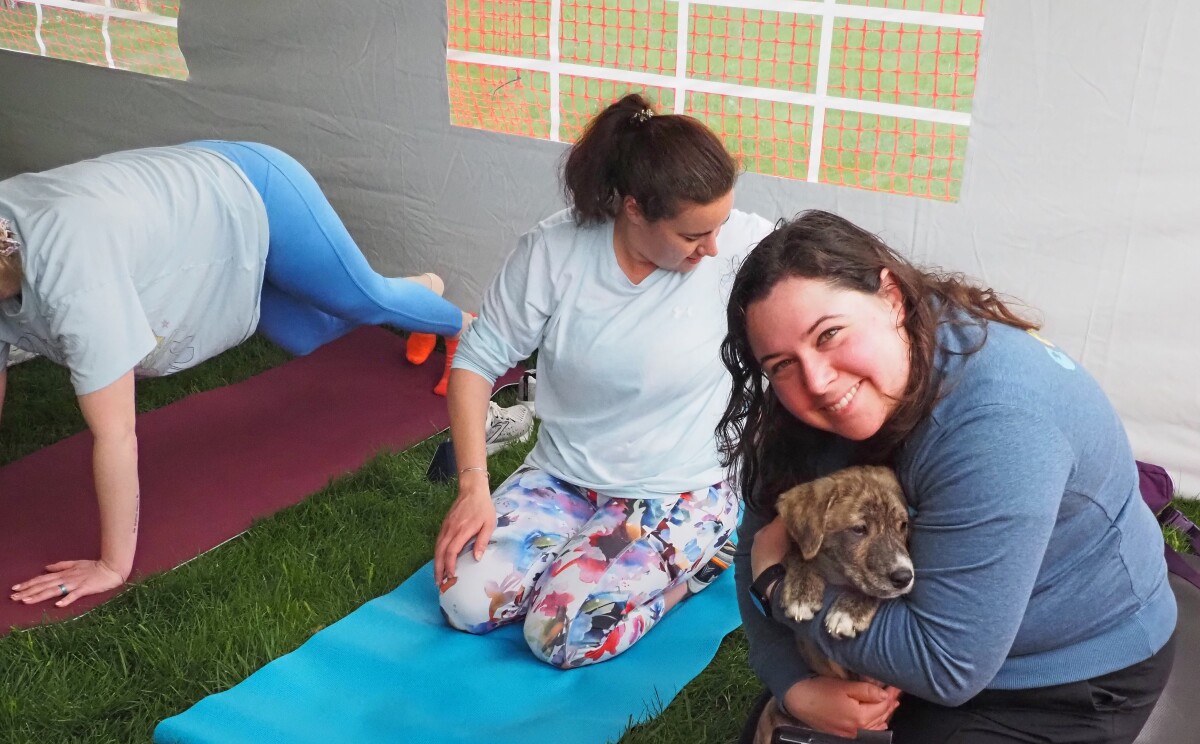 Sign Up for Yoga with Puppies!