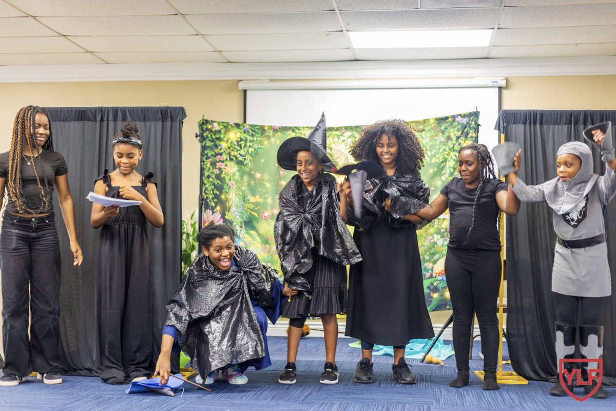 YLF Girls Practicing Their Annual Skits